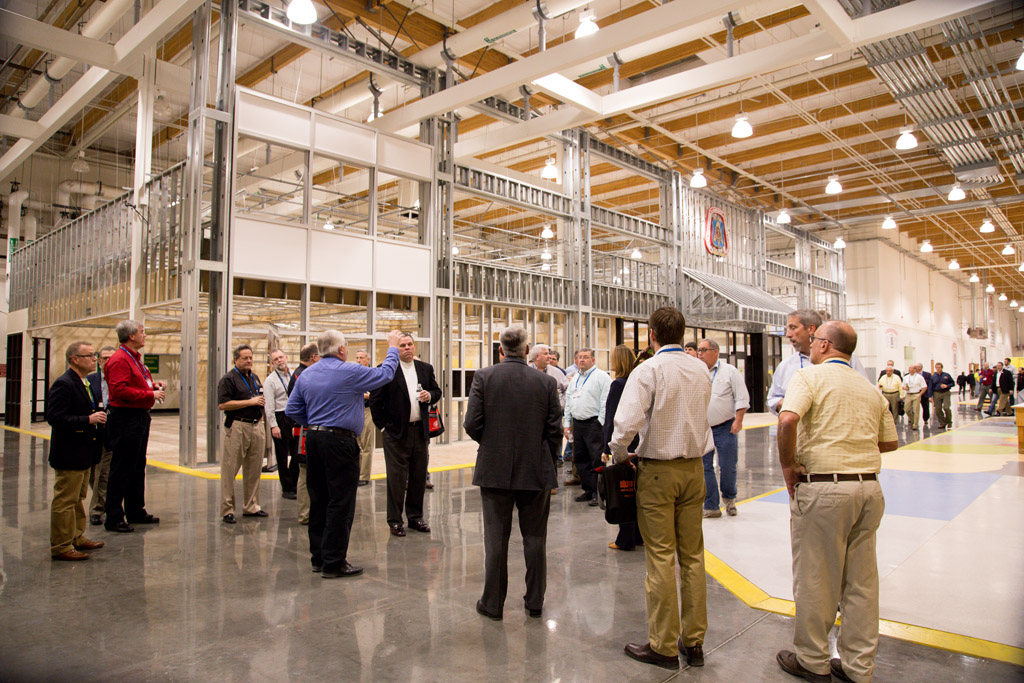 AGC Members Tour Expanded Carpenters Training Center Associated